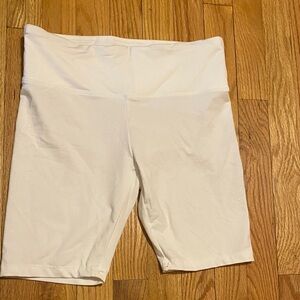 Women's Cream Bike Shorts